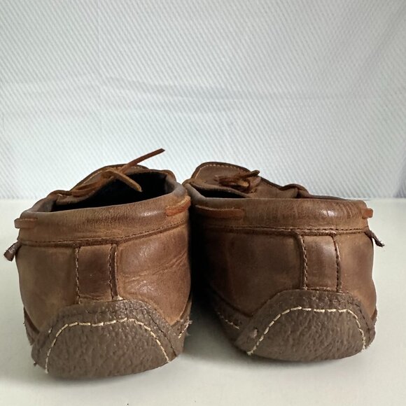 LLBEAN Men\'s Handsewn Slippers, Flannel-Lined size 12 M